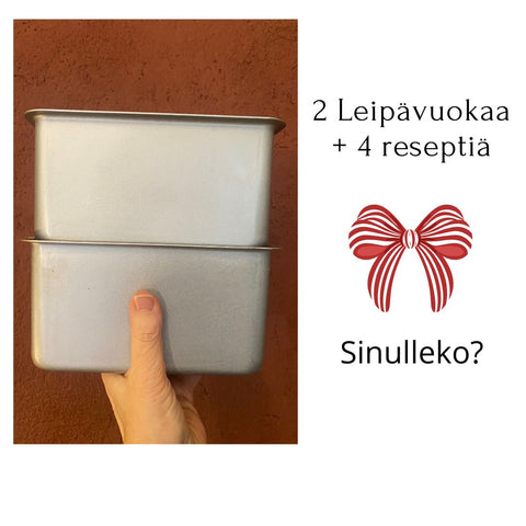 2 LEIPÄVUOKAA+ 4 reseptiä TOIMITUS TAMMIKUUSSA